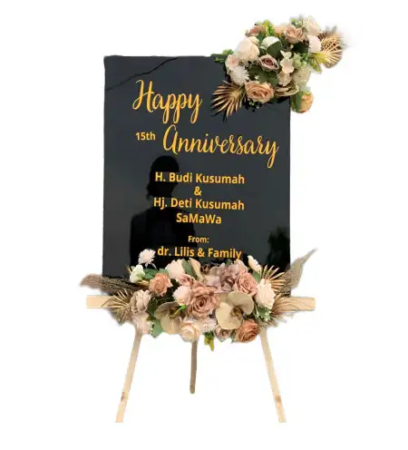 Papan Bunga Akrilik Mangkon